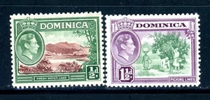 Dominica Scott # 97, 99 - MH - Nice Centering                  (19-C251) - Picture 1 of 1