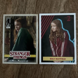 Pegatina Topps Stranger Things 2 - MAX MAYFIELD #CS-8 y tarjeta de personaje No. 14 - Imagen 1 de 5