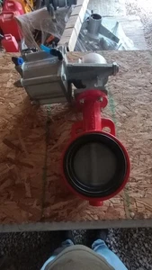 DN100/4 PN10/16 Absperrklappe Kpio-100xB & KPIO DA100-50 Luftzufuhr Pa 5-7bar - Bild 1 von 10