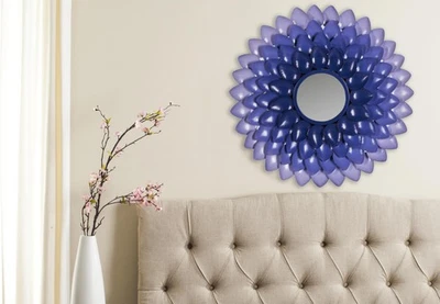 MIR4063A Home Collection Pink Chrissy Mirror - Image 1 of 3