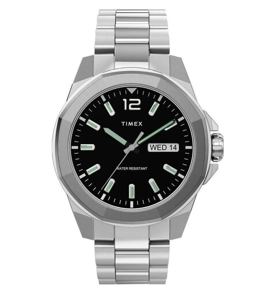 Reloj de Hombre TIMEX ESSEX AVENUE TW2U14700 Acero Inoxidable Negro Sub 50mt - Imagen 1 de 1