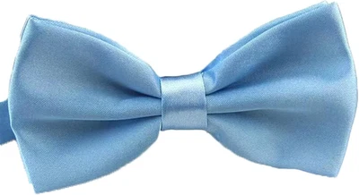 Pajarita de satén para hombre longitud ajustable boda hombre moda niños Foto 1 de 4