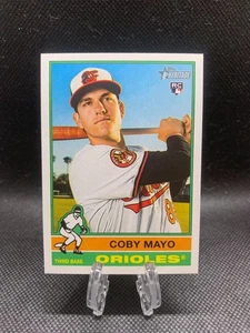 2025 Topps Heritage #340 Coby Mayo RC Baltimore Orioles - Picture 1 of 2