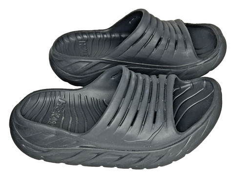 Scarpe Hoka One One Ora Recupero Slides Donna Taglia 9 Uomo 7 Nero Ortesi