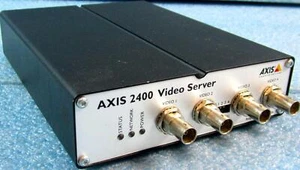 AXIS COMMUNICATIONS 0092-001-02 AXIS 2400 VIDEO SERVER, PRO SURVEILLANCE AND MO - Picture 1 of 1