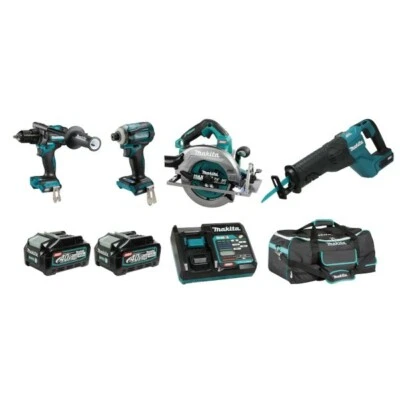 MAKITA CANADA 40V MAX Li-Ion (4.0 Ah) Cordless 4-Tool Combo Kit - Image 1 of 4