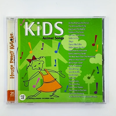 Kids-animal Songs Karaoke, House Party Karaoke, CD+Graphics on Screen Lyrics - Image 1 of 4