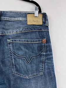 Pepe jeans - Size 36/L34 - Men’s Straight Leg Regular Fit Blue Denim Jeans - Picture 1 of 3