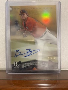 Bryce Bandilla 2014 Bowman Platinum Gold Autograph 17/50 