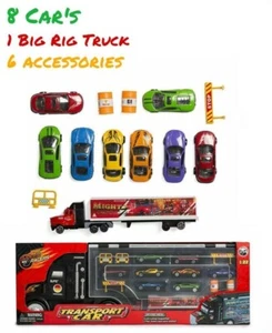 Large Lorry Car Case Carrier Collection Set Transport Toy Truck, Big-Daddy - Picture 1 of 6