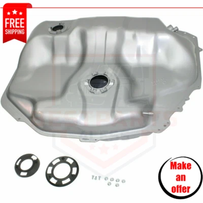 NEW 13.2 Gallon Fuel Gas Tank, Silver Steel for 1998-1999 Acura Integra Foto 1 de 4