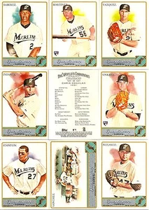 2011 Topps Allen & Ginter Florida Marlins Complete Team Set (14) - Foto 1 di 1