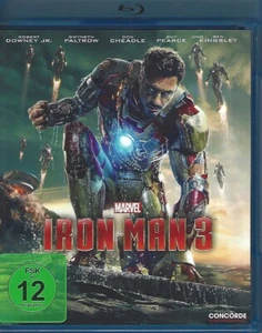 IRON MAN 3 - Fantasy Action mit Robert Downey jr. - Blu Ray - Neuwertig - Foto 1 di 2