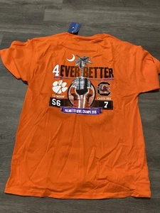 Clemson 2016 Palmetto Bowl 4 Ever Better USC Size L T-shirt NEW Tigers - Picture 1 of 7