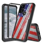 For Motorola Moto G Pure/Power 2022 Case Heavy Duty Rugged Cover +Tempered Glass