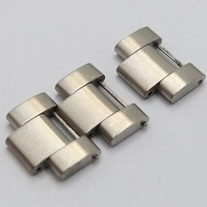 Kentex Genuine 3 Links JSDF S455M Men's Watch Band Bracelet Parts Silver 18mm - Picture 1 of 3