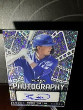 2021 Bobby Witt Jr. Leaf Flash Photography Silver Rookie Auto #FP-BWJ