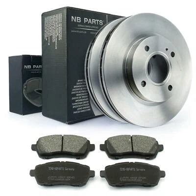 Bremsscheiben 258mm belüftet Bremsbeläge vorne für Ford Fiesta 6 VI 1.0 - 1.6 - Bild 1 von 2