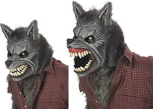 Adult Werewolf Ani-Motion Mask Halloween Costume Accessory - Picture 1 of 2