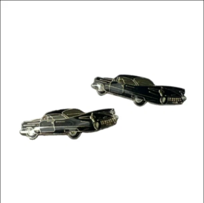 定制翻领别针 DIY 凯迪拉克轿跑车 DeVille 黑色复古经典汽车礼物 — 第 1/4 张图片
