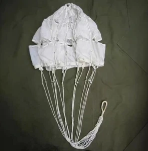 1PC Aerospace Vintage Military Supply Drop Parachute Diameter 1.1m/3.6Ft - Picture 1 of 3