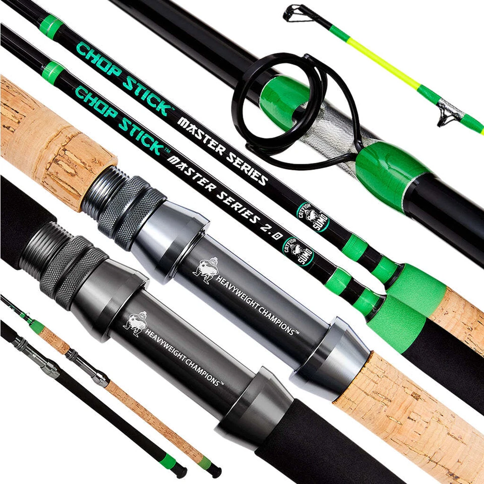 Catfishing Rod, Master Series Chop Stick, 1-Piece Casting, Medium Heavy, 7’6” - Image 1 of 4