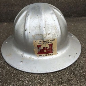 Vtg California US Army Corps Of Engineers Hard Hat BF McDonald - Picture 1 of 12