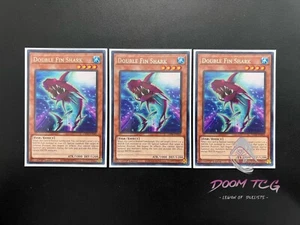 Yugioh Double Fin Shark LED9-EN049 1st Ed (x3) “CXYZ Deck Support” - Picture 1 of 1