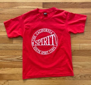 VTG 90s California Youth Spirit Corps Cheerleading T Shirt 14-16 Single Stitch - Picture 1 of 5