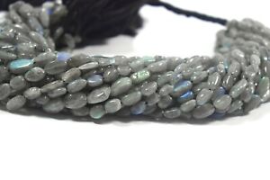 Natural Flashy Labradorite Oval Shape Loose Gemstone Jewelry Making Beads Strand