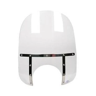 Memphis Shades 13" Fats Clear Windshield w/9" Cutout (MEM3510) - Изображение 1 из 1