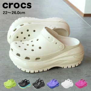 Crocs Classic Mega Crush Clog Unisex Thick Soled Sandals Various Color New - Picture 1 of 47