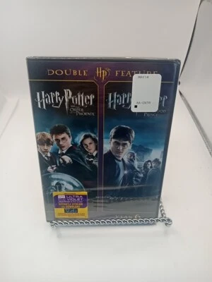 Harry Potter Double Feature Yrs 5 & 6 DVD Seal Damage Phoenix Half Blood Prince - Image 1 of 2
