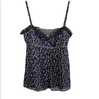 Cynthia Steffe Silk Animal Print Leopard Tank 0 - Image 1 of 4
