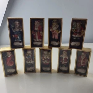 Lot of 9 Memories of Santa Collection Figurines Early 1900s Original Boxes Korea - Picture 1 of 21