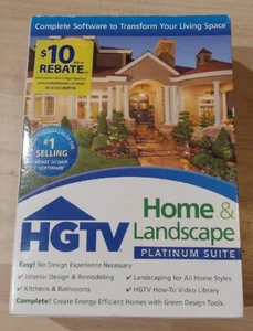 HGTV Home & Landscape Platinum Suite Version 4 for Windows XP, Vista 7 or 8 - Picture 1 of 1