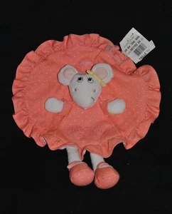 Doudou souris plat rond orange KIMBALOO la halle little candy mouse 100 % NEUF  - Picture 1 of 1