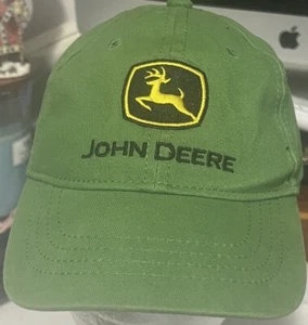 John Deere Toddler Baseball Cap Stretch Hat Green Unisex - Picture 1 of 2