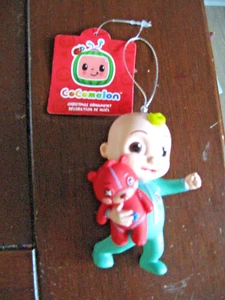 Kurt Adler Christmas Ornament Cocomelon JJ in Pajamas w/Bear MWT - Bild 1 von 4