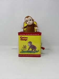 Schylling Curious George Tin Metal Jack In The Box Pop Goes The Weasel Working - Picture 1 of 10