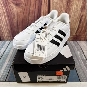 Adidas Breaknet 2.0 Kinder & Jugend Lifestyle Court Schnürschuhe weiß schwarz US 3,5 - Bild 1 von 7
