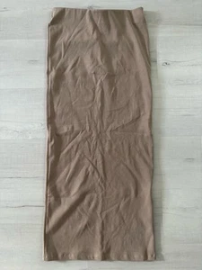 Zara Damen Strick Langer Bleistiftrock Medium Beige S Stretch Midi Pull On Neu mit Etikett - Bild 1 von 5
