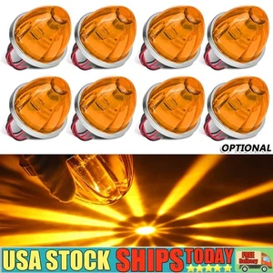 LED Watermelon Lights BIG Indicator Side Marker Clearance Turn Signal Lamp Truck - Picture 1 of 21