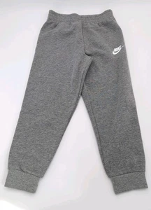 Nike Boys Fleece Athletic Pants gray Size 6 - Picture 1 of 1