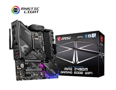 MSI MPG Z490M GAMING EDGE WIFI LGA 1200 Motherboard - Image 1 of 4