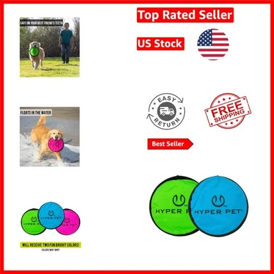 Juguete para perro Flippy Flopper de 9" - Divertido disco volador flotante en 2 colores, todas las razas Foto 1 de 4
