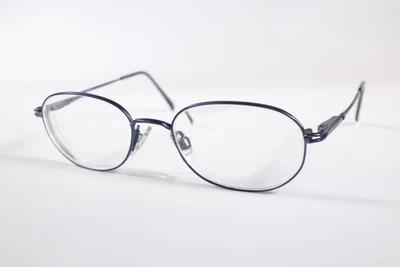 Elle Eyeglasses EL 2582 Womens Blue Full Rim Titanium Eyewear Glasses Frames - Image 1 of 4