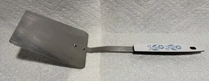 Vintage Blue Cornflower Stainless Steel  Spatula Cake Server Pancake Flipper USA - Picture 1 of 11