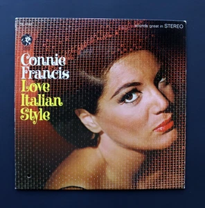 Near Mint CONNIE FRANCIS Love Italian Style MGM Stereo LP SE4448 - Picture 1 of 4