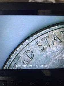 2012 Acadia Quarter With Partial Collar Strike Error Off Center - Picture 1 of 3